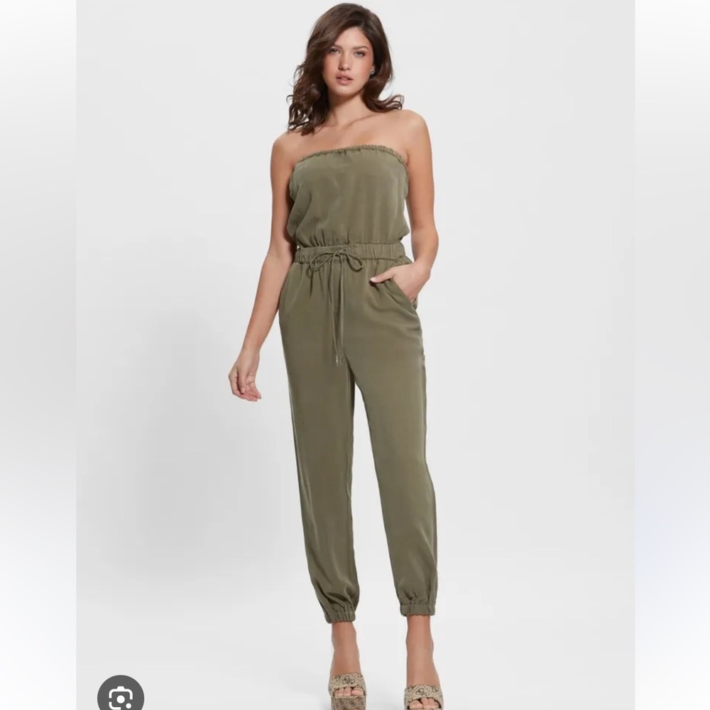 Guess Jade Strapless Jumpsuit